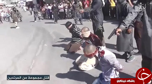 نمایش کشتار وسیع مردم دمشق به دست گروه تروریستی خالدبن ولید (تصاویر۱۸+) نمایش کشتار وسیع مردم دمشق به دست گروه تروریستی خالدبن ولید (تصاویر۱۸+)