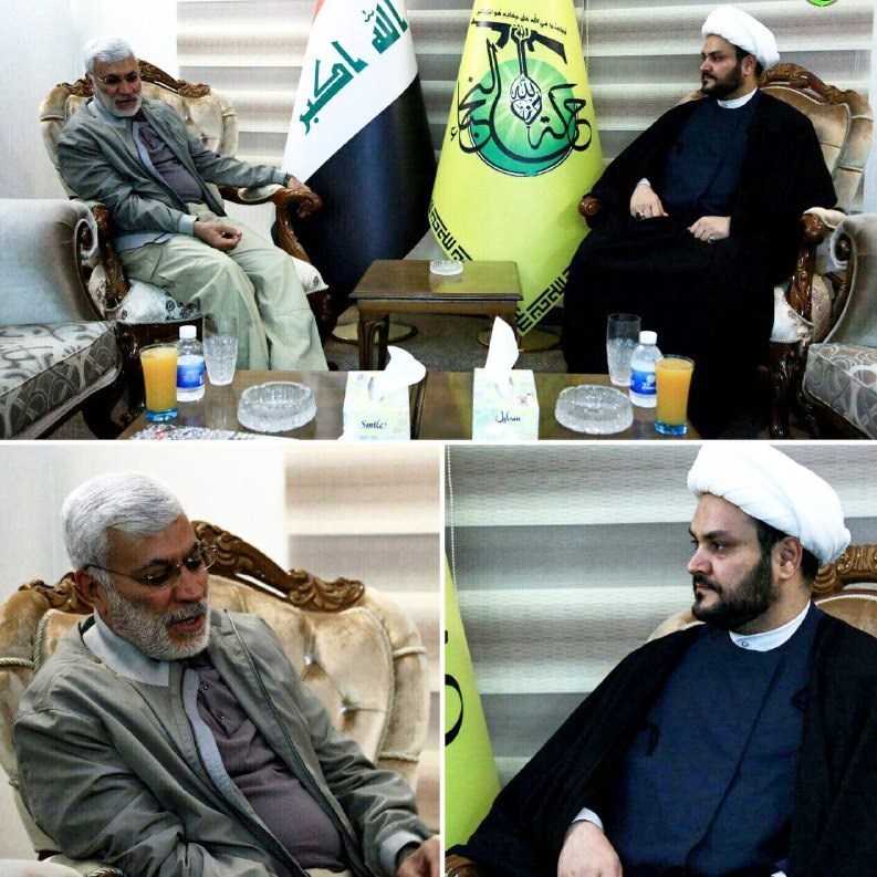 دیدار جانشین حشد الشعبی با شیخ اکرم الکعبی + عکس دیدار جانشین حشد الشعبی با شیخ اکرم الکعبی + عکس