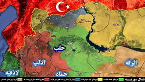 داعش چگونه در ۶ ماه نیمی از قلمرو خود در سوریه را از دست داد؟/ پروژه مشترک آمریکا برای تضعیف مقاومت و زنده نگهداشتن تروریستها + نقشه و عکس داعش چگونه در ۶ ماه نیمی از قلمرو خود در سوریه را از دست داد؟/ پروژه مشترک آمریکا برای تضعیف مقاومت و زنده نگهداشتن تروریستها + نقشه و عکس