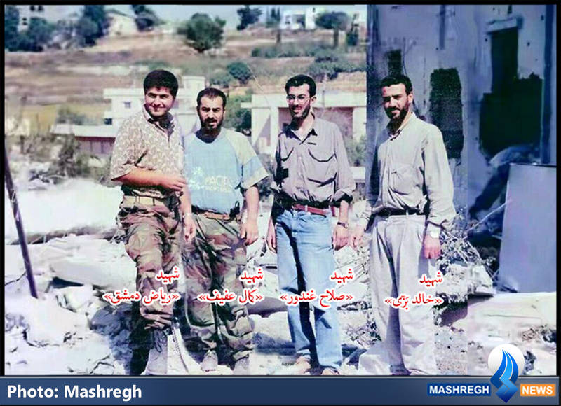 عکس/ چهار ژنرالِ شهید «حزب الله» در یک قاب عکس/ چهار ژنرالِ شهید «حزب الله» در یک قاب
