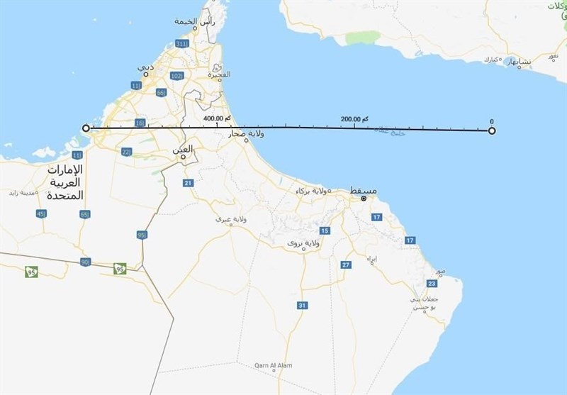 سه مسیر احتمالی پرواز پهپاد «انصارالله» برای هدف قرار دادن فرودگاه ابوظبی سه مسیر احتمالی پرواز پهپاد «انصارالله» برای هدف قرار دادن فرودگاه ابوظبی