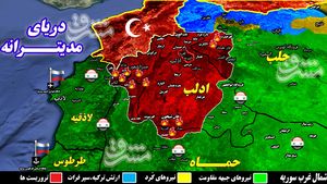 آخرین تحولات میدانی شمال سوریه/ تلاش دولت ترکیه برای نجات گروههای تروریستی با تشکیل ائتلاف جدید + نقشه میدانی آخرین تحولات میدانی شمال سوریه/ تلاش دولت ترکیه برای نجات گروههای تروریستی با تشکیل ائتلاف جدید + نقشه میدانی