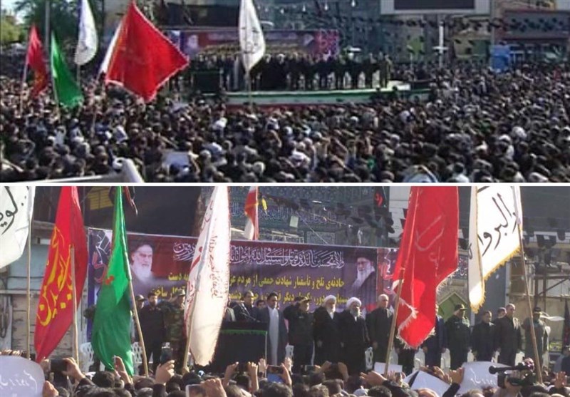 پوشش زنده| حضور "نمایندگان رهبر معظم انقلاب" در مراسم تشییع شهدای حادثه تروریستی اهواز/ خوزستانیها و عشایر عرب بار دیگر حماسه آفریدند/ وزیر دفاع: تروریستها منتظر دست انتقام ملت ایران باشند پوشش زنده| حضور “نمایندگان رهبر معظم انقلاب” در مراسم تشییع شهدای حادثه تروریستی اهواز/ خوزستانیها و عشایر عرب بار دیگر حماسه آفریدند/ وزیر دفاع: تروریستها منتظر دست انتقام ملت ایران باشند