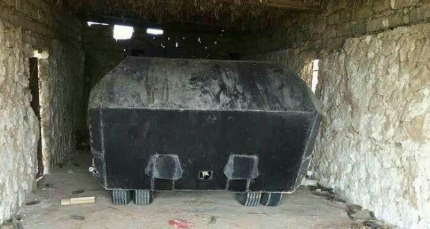کشف ماشین انتحاری تروریست های داعش