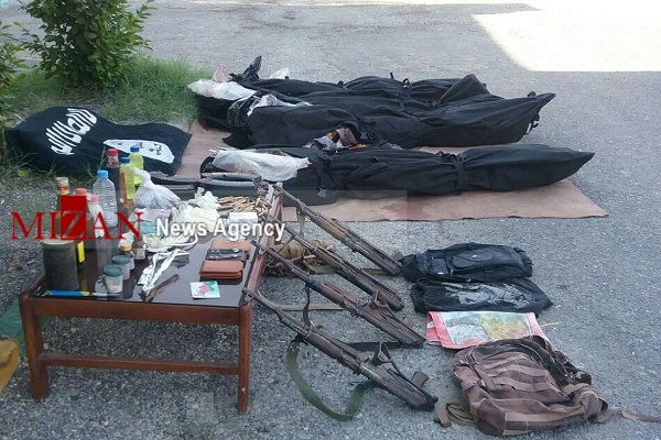 هلاکت ۴ نفر از اشرار مسلح در هرمزگان/کشف پرچم داعش از کشته شدگان/ دو نفر تبعه خارجی هستند