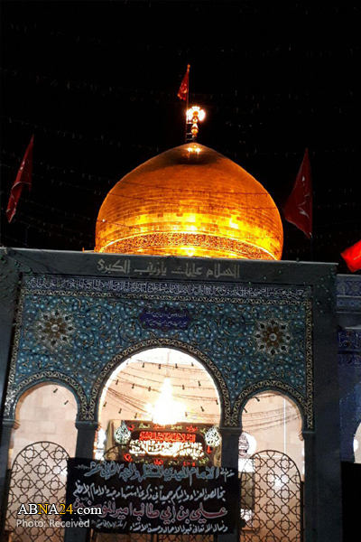 مراسم باشکوه شب قدر در حرم مطهر حضرت زینب(س) + تصاویر