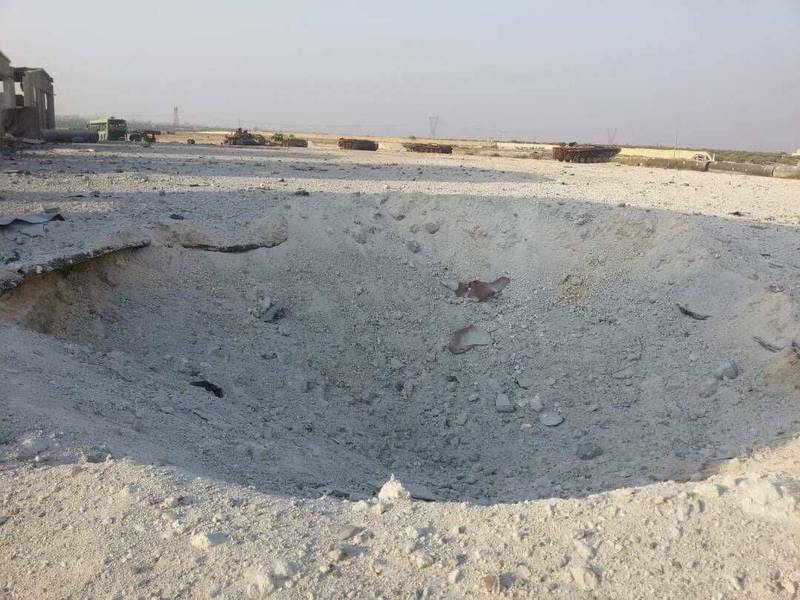 پادگان آموزشی جبهه النصره با خاک یکسان شد+تصاویر