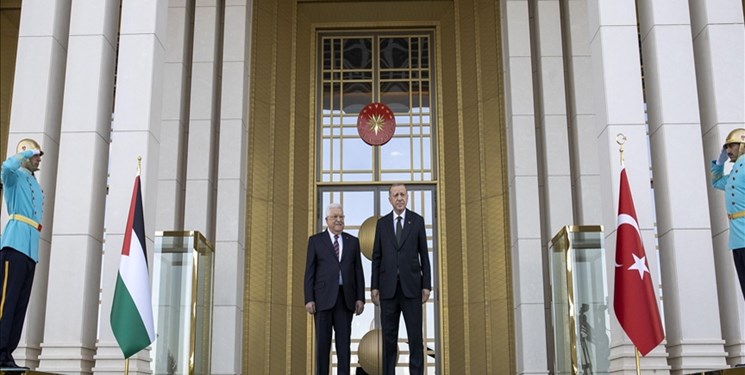 استقبال اردوغان از محمود عباس در آنکارا