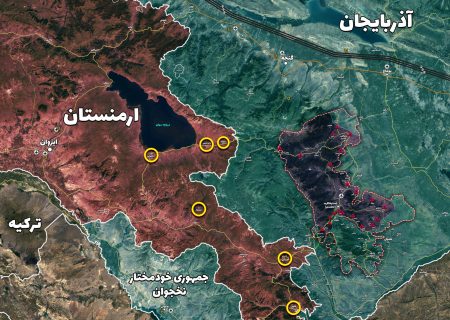 بالاگرفتن تنش‌ها در قره‌باغ و درگیری‌های مرزی جدید بین ارمنستان و جمهوری آذربایجان + نقشه میدانی