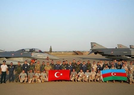 ترکیه و جمهوری آذربایجان رزمایش هوایی برگزار می‌کنند