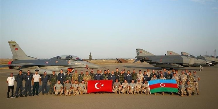 ترکیه و جمهوری آذربایجان رزمایش هوایی برگزار می‌کنند