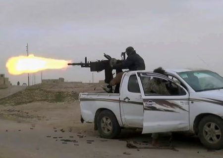 حملات داعش به مواضع نیروهای SDF در سوریه