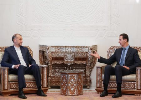 دیدار وزیر خارجه ایران با رئیس جمهور سوریه