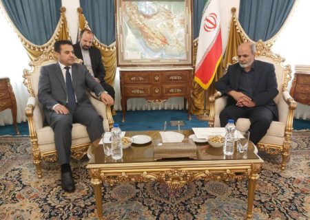 دیدار مشاور امنیت ملی عراق با دبیر شورای عالی امنیت ملی ایران