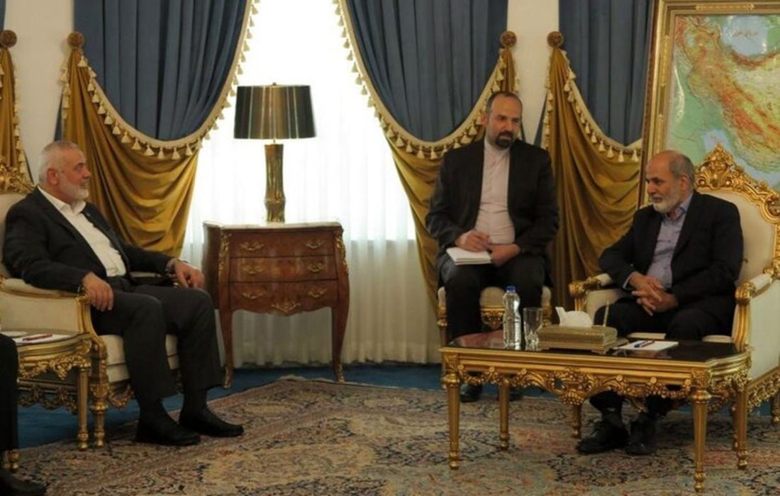 احمدیان در دیدار با هنیه: کارآمدترین راهبرد برای پایان دادن به اشغال فلسطین، مقاومت است