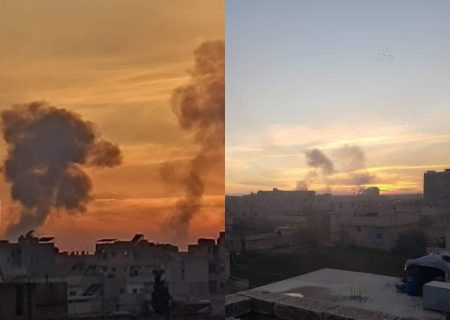 حمله هوایی رژیم صهیونیستی به حلب