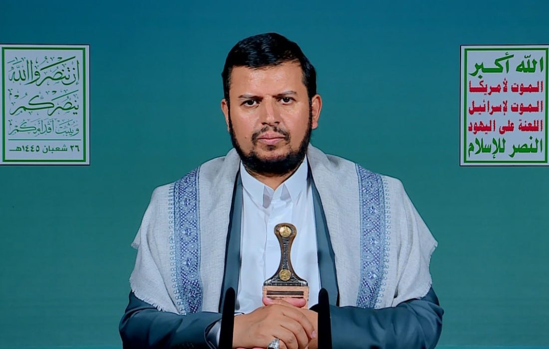 الحوثی: آمریکا و اسرائیل در پی نابودی فلسطین هستند، نه صلح