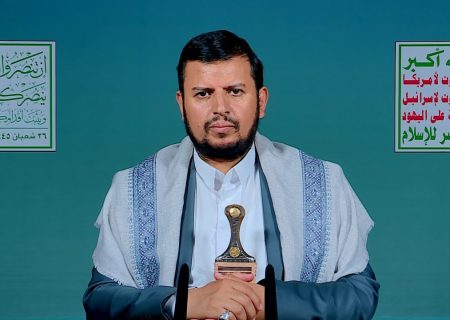 الحوثی: آمریکا و اسرائیل در پی نابودی فلسطین هستند، نه صلح
