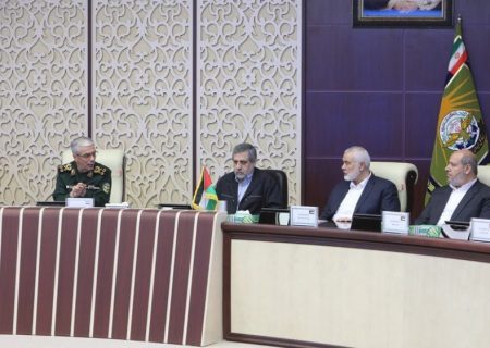 سران حماس به دیدار فرماندهان ایرانی رفتند