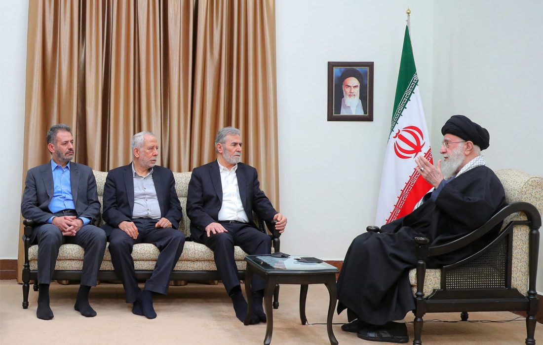 دیدار دبیرکل جنبش جهاد اسلامی با رهبر انقلاب