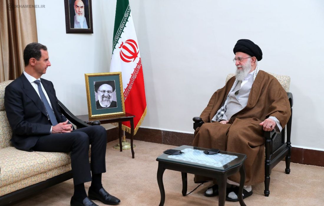 دیدار رئیس جمهور سوریه با رهبر انقلاب در تهران