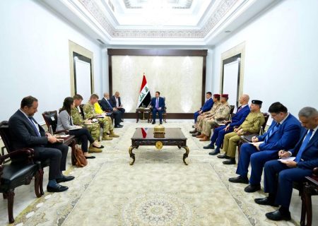 رایزنی السودانی با یک هیأت از پنتاگون درباره پایان مأموریت ائتلاف آمریکا در عراق