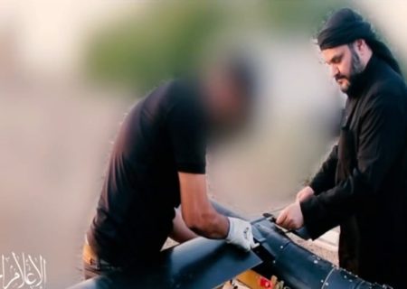 حضور میدانی شیخ اکرم الکعبی در عملیات پهپادی مقاومت عراق علیه اسرائیل