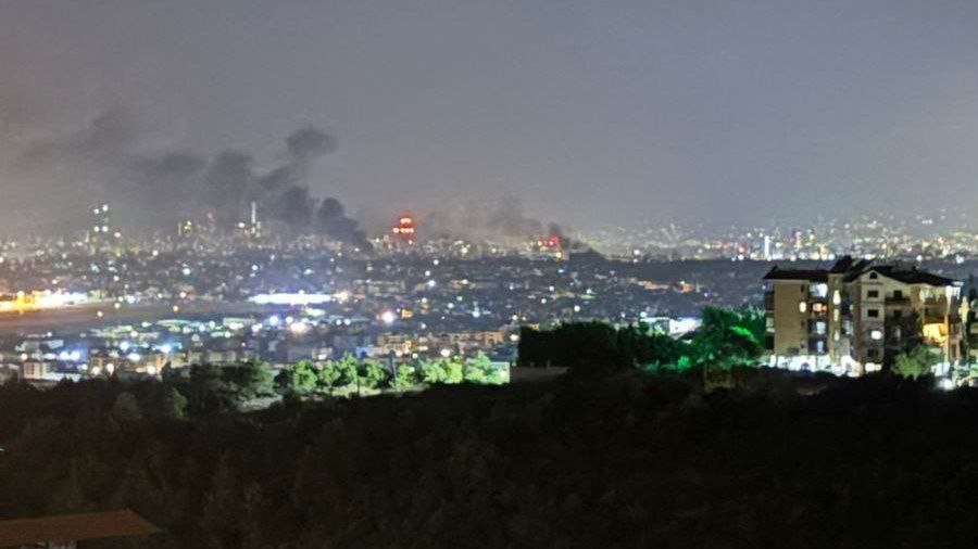 حمله سنگین هواگردهای اسرائیلی به ضاحیه بیروت