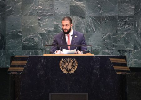 الجولانی در سازمان ملل: جولان بخشی از خاک سوریه باقی می‌ماند؛ الحاق آن به اسرائیل فاقد اعتبار است